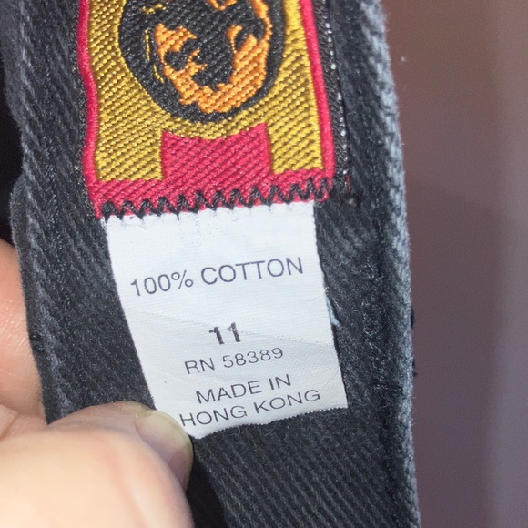 Vintage Lawman Black Jeans No Back Pockets 1990’s Country Line Dance Size 11‎ - Picture 4 of 9